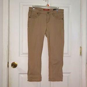 Unionbay - Mid Rise Khaki Capris